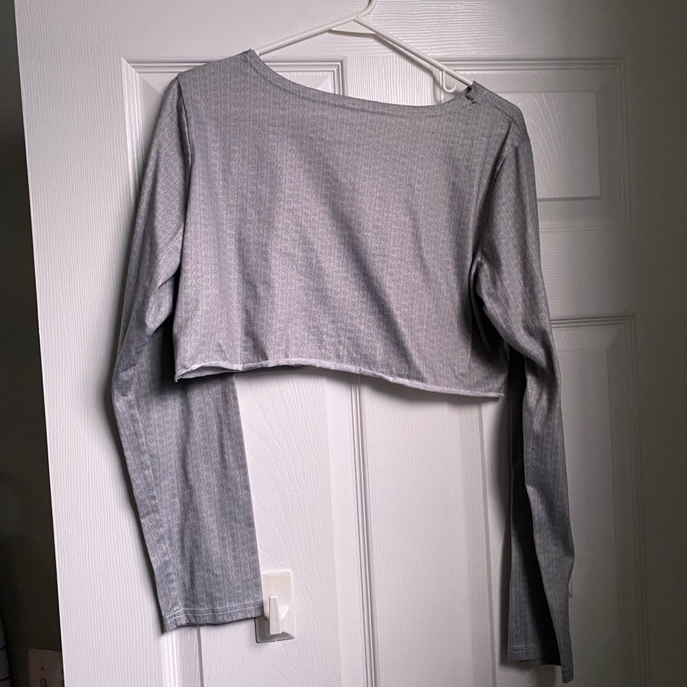 Patchwork Crop Top - Picture 3 of 4